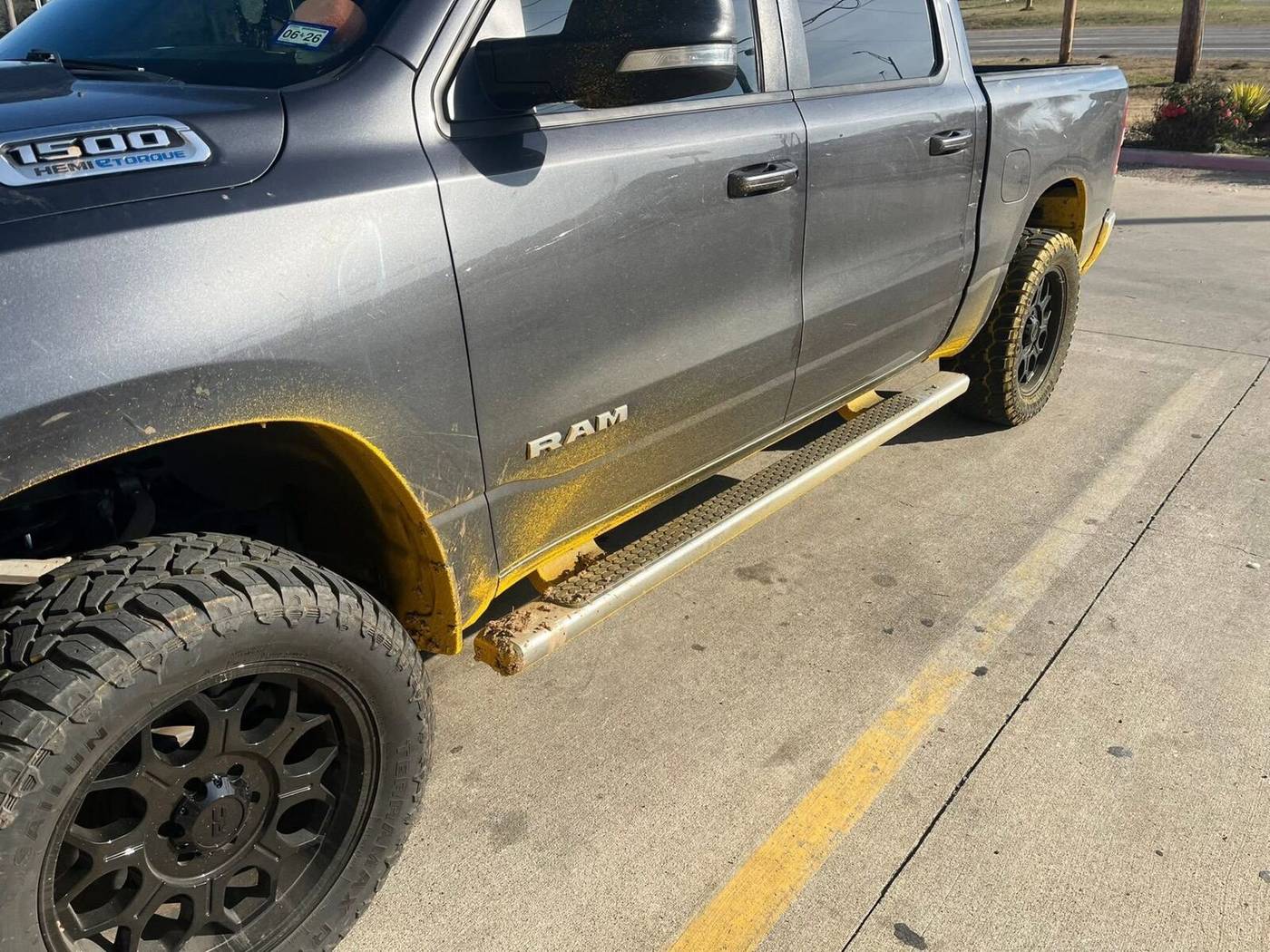Dirty Ram truck before detailing
